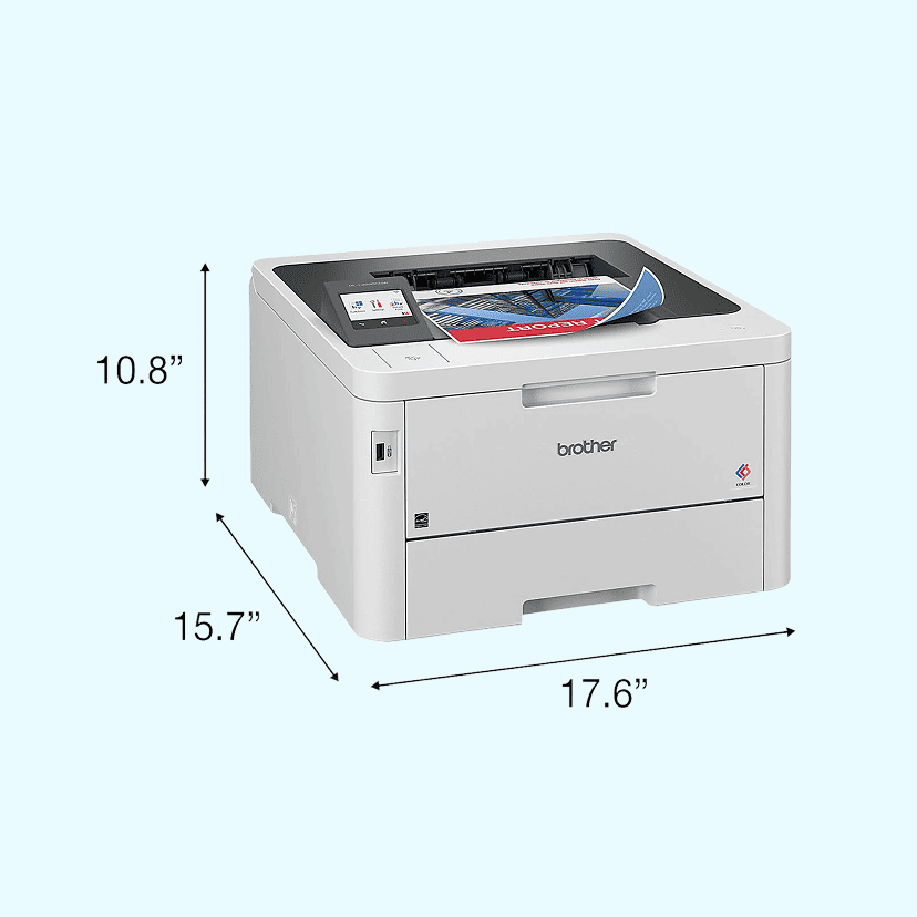 Brother HL-L3295CDW Wireless Compact Digital Color Printer with Laser Quality Output and Refresh EZ Print Eligibility
