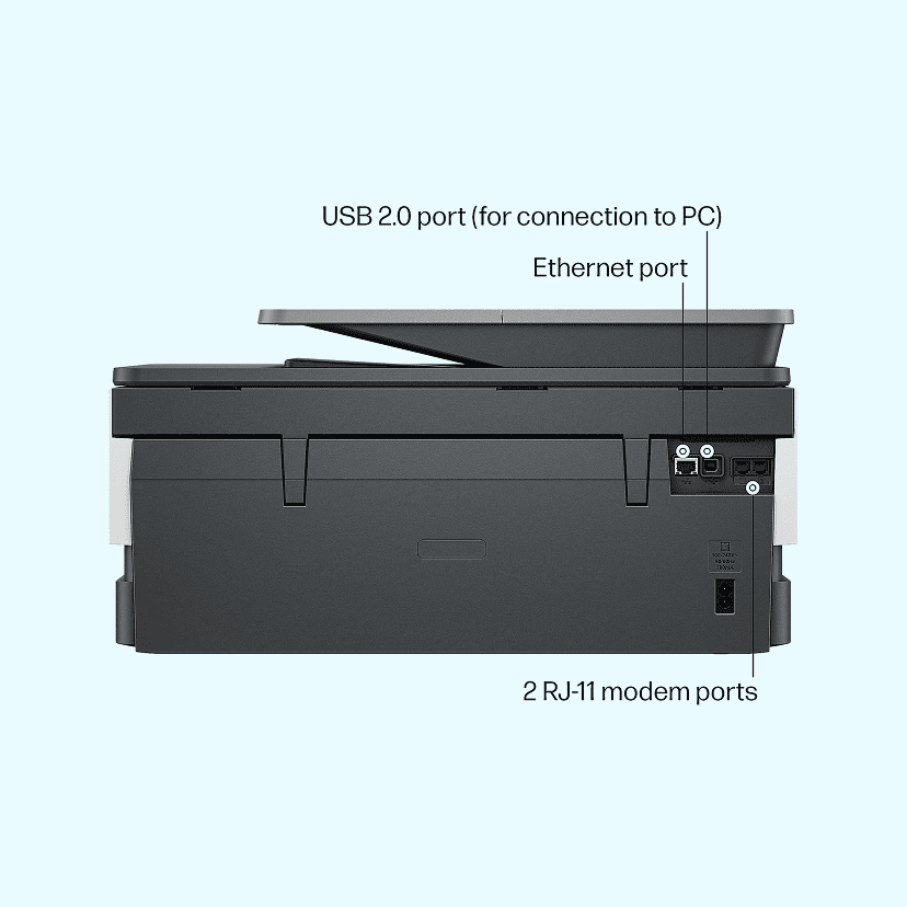 HP OfficeJet Pro 8139e Wireless All-in-One Color Inkjet Printer, print, scan, copy, best for home, with 1 year of Instant Ink included, AI-enabled
