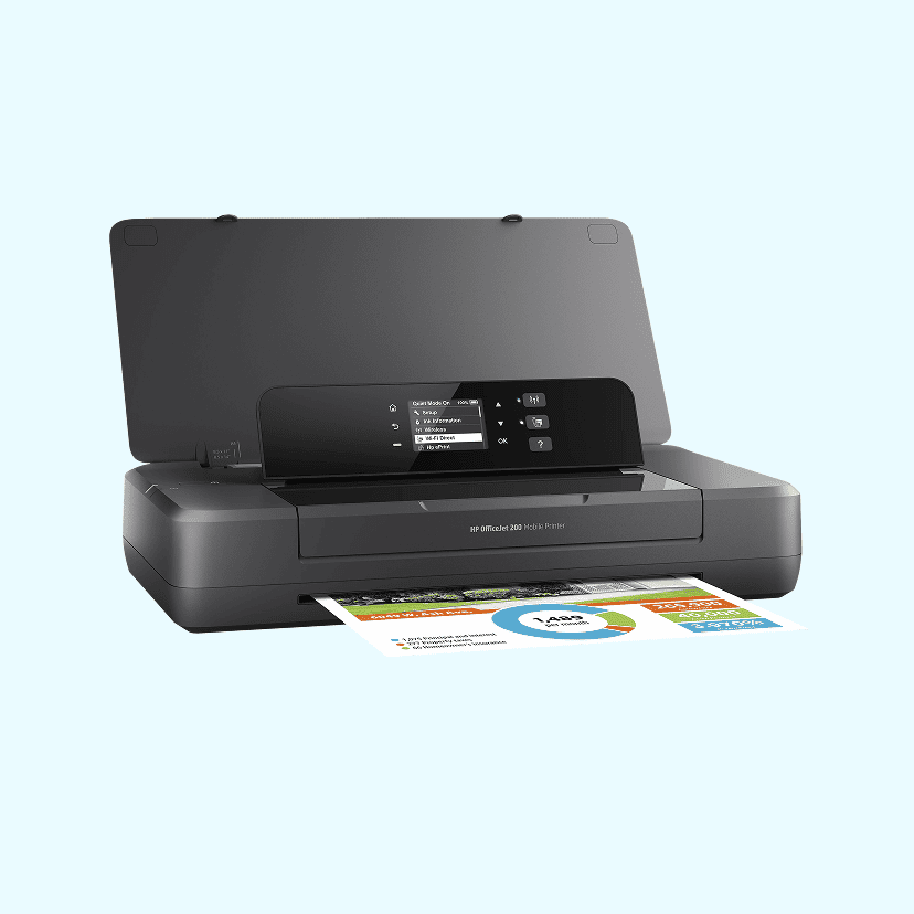 HP OfficeJet 200 Portable Wireless Inkjet Color Printer