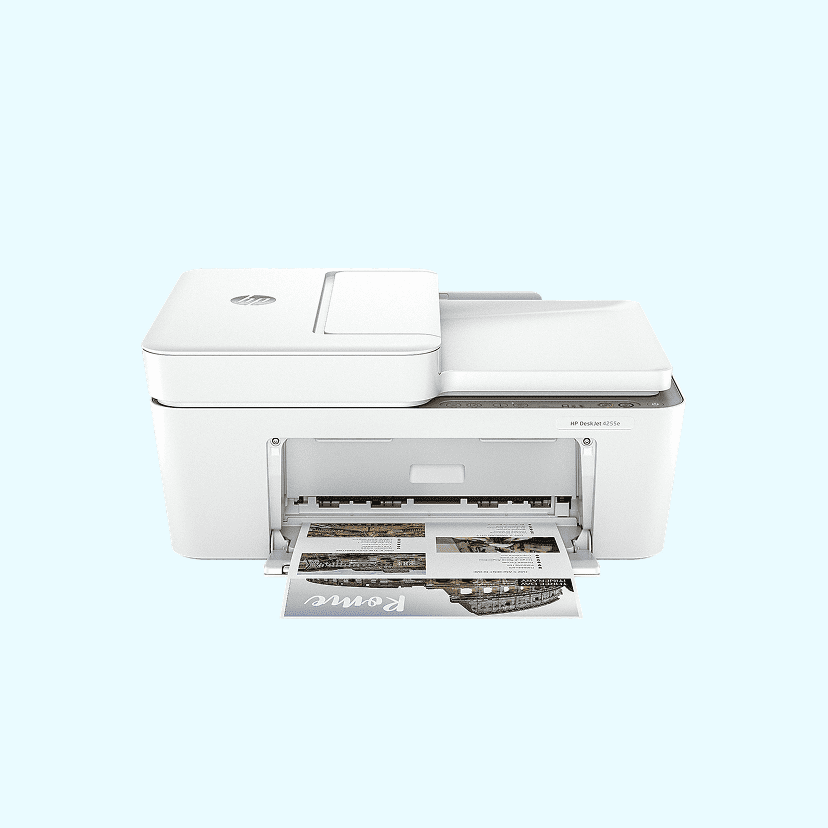 HP DeskJet 4255e Wireless All-in-One Color Inkjet Printer, Scanner, Copier, Best for home, 3 months of free Instant Ink, AI-enabled (588S6A)